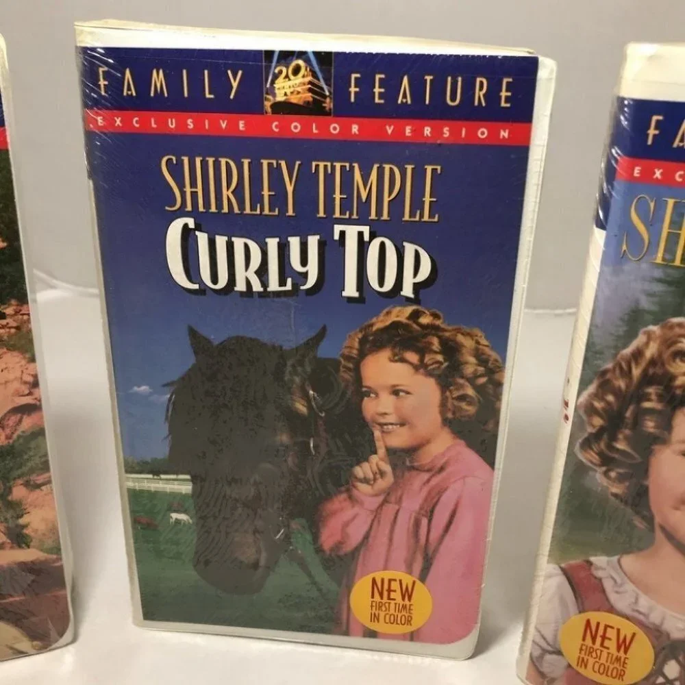 Collectors SHIRLEY TEMPLE COLLECTION LOT 3 VHS video Tapes MOVIES